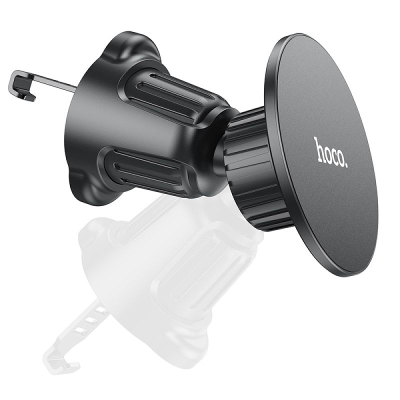 Автотримач для телефона HOCO H12 Fine jade ring magnetic car holder(air outlet) Black