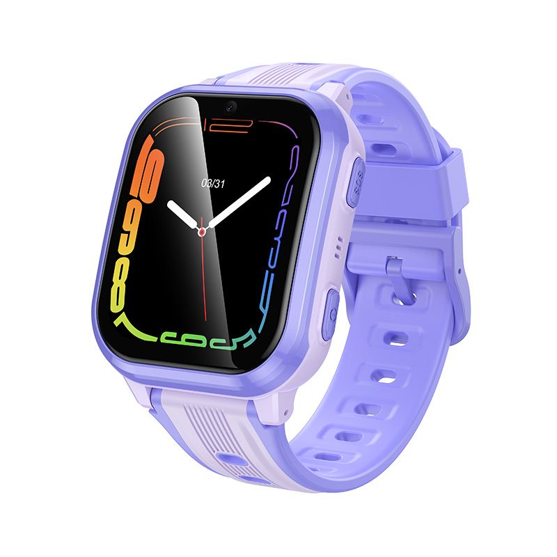 Дитячий смарт-годинник HOCO Y108 4G children phone-watch Purple