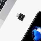 Перехідник HOCO UA36B C male to USB female OTG transparent adapter Black