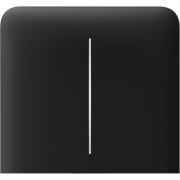 Бічна кнопка для двоклавішного вимикача Ajax SideButton (2-gang) vertical Black