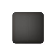 Кнопка для двоклавішного вимикача Ajax SoloButton (2-gang) Black