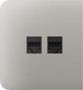 Бічна панель для вбудованої інтернет-розетки Ajax SideCover (LAN) Oyster (126217.319.OY)