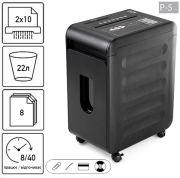 Знищувач документів JINPEX MR-2208MD (2x10)