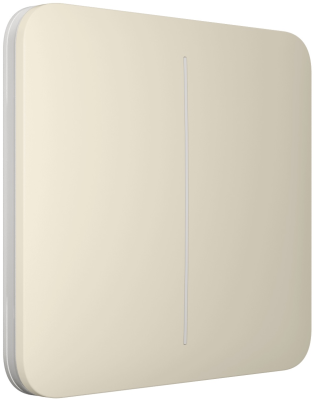 Вимикач Ajax LightSwitch 2-клавішний Ivory