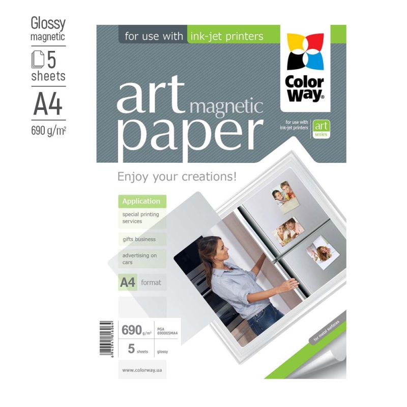 Фотопапір ColorWay A4 ART (ПГА690-05) (PGA690005MA4)