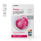 Фотопапір ColorWay A4 255г superglossy, 50c (PSG255050A4)