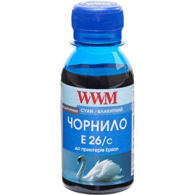Чорнило WWM Epson XP-600/XP-605/XP-700 100г Cyan (E26/C-2)