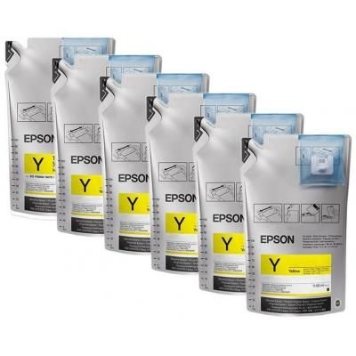 Контейнер з чорнилом Epson T46D SC-F6300 UltraChrome DS Ink Yellow 1.1L*6pcs (C13T46D440)