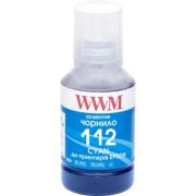Чорнило WWM Epson L11160/6490 №112 140г Cyan pigmented (E112CP)