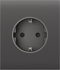 Центральна панель для вбудованої розетки Ajax СenterCover (basic) Grey