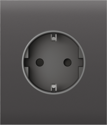 Центральна панель для вбудованої розетки Ajax СenterCover (basic) Grey