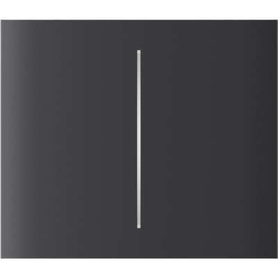 Центральна кнопка для двоклавішного вимикача Ajax CenterButton (2-gang) vertical Graphite