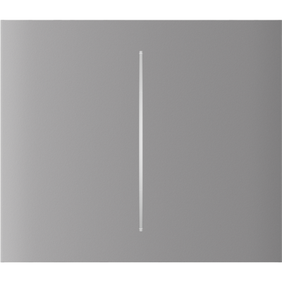 Центральна кнопка для двоклавішного вимикача Ajax CenterButton (2-gang) vertical Fog